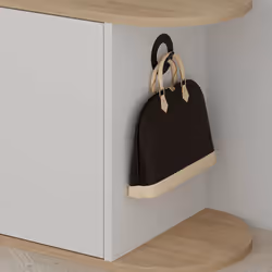 Woody Fashion 855DTE5169 Organisateur pour chaussures Fermé Chêne, Blanc - Vue supplémentaire 5