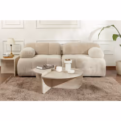 Description générale Découvrez l'élégante table basse design Restine, un incontournable pour votre intérieur. Fabriquée en mé ...