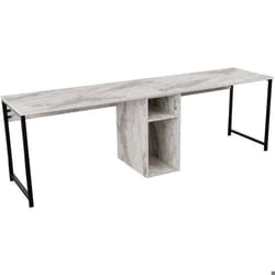 Bureau 2 places en aggloméré Twin beige freesia noir