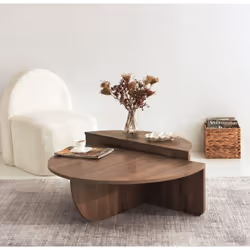 Description générale Découvrez la table basse modulable Restine, un meuble alliant élégance et fonctionnalité pour votre inté ...