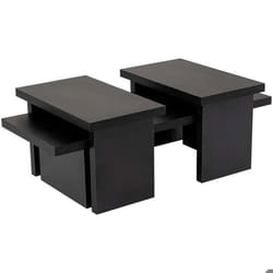 Table basse en aggloméré 110 x 45 x 414 cm Sanctuary noir