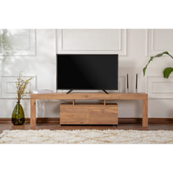 Meuble TV - ENCLAVE - Pin atlantique - 180 x 50 x 31 cm