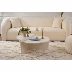 Transformez votre espace de vie avec notre superbe Table Basse Gigogne Ronde Bois en Blanc . Cette pièce élégante est fabriqu ...