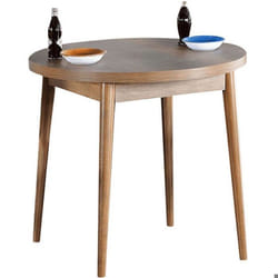 Table de repas ronde 90 cm en aggloméré Stil Barok
