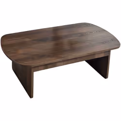Table basse en aggloméré Theseus noyer