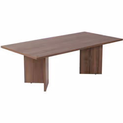 Table basse en aggloméré Sabin noyer