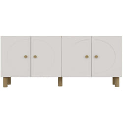 Hanah Home - Buffet 4 portes en aggloméré Inci Bohem