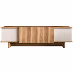 Aspect Finitions Noyer Matériau principal Panneaux de particules mélaminé Dimensions Hauteur (en cm) 50 Longueur (en cm) 180 ...