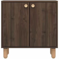 Buffet 2 portes en aggloméré Lina noyer