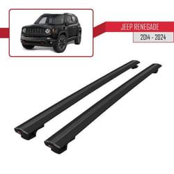 Barres de Toit - JEEP - Renegade 2014-2024 - Modèle BASIC - Aluminium - Charge utile max. 300 kg