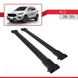Barres de toit - FLY - MG ZS 2018-2024 - Aluminium - Noir - Charge utile < 300 kg