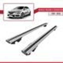 Barres de Toit - Renault - HOOK - Aluminium - Gris - Charge utile 300 kg