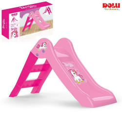 Toboggan - Dolu - My First Slide - Licorne - Rose et blanc - 70x111x47 cm