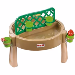 Table dactivités - DOLU - 4 en 1 - Sable Eau Jardin - Pour enfants de 24 mois à 5 ans