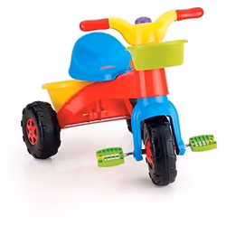 Tricycle pour enfant - Dolu - Mon premier tricycle - Rose - A monter soi-même - De 18 mois à 4 ans