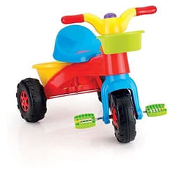Tricycle pour enfant - Dolu - Mon premier tricycle - Rose - A monter soi-même - De 18 mois à 4 ans
