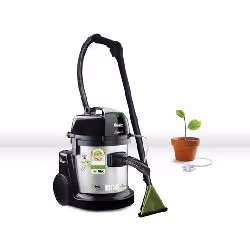 Fakir Deluxe 9800s, 2200 W, Aspirateur réservoir cylindrique, Sec&humide, 22 L, Noir, Argent