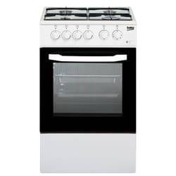 Beko CSS42014FW Cuisinière Electrique Gaz Blanc B
