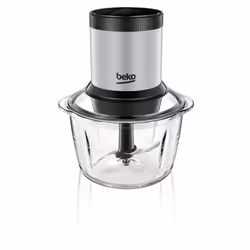 Beko CHG7402X hachoir électrique 1 L 400 W Noir, Acier inoxydable, Transparent