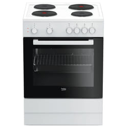 Beko FSS66000GW four et cuisinière Plaque scellée Noir, Blanc