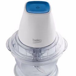 Beko CHP5550W hachoir électrique 0,75 L 550 W Bleu, Transparent, Blanc