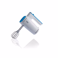 Beko HMM5400W, Batteur à main, Bleu, Blanc, Crochet de suspension, Bleu, Argent, 425 W, 220 - 240 V