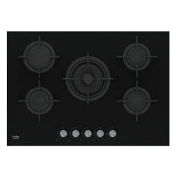 Beko HISW 75222 S plaque Noir Intégré Gaz 5 zone(s)