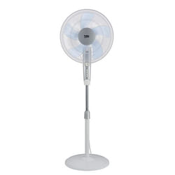 Beko EFS5100W ventilateur Bleu, Argent, Blanc