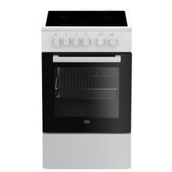 Beko FSS57000GW four et cuisinière Céramique Noir, Blanc A