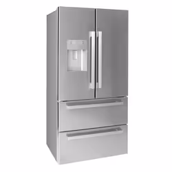 Beko GNE60532DX, Pose libre, Porte française, Aluminium, Argent, Boutons, Tactile, LCD, 387 L