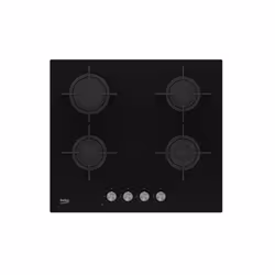 Beko HILG 64220 S, Noir, Intégré, Gaz, Verre, 4 zone(s), 4 zone(s)