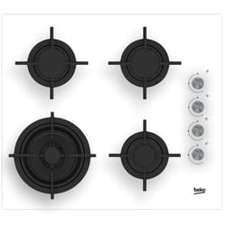 BEKO Plaque au gaz HILW64122SW 59 cm 52,4 cm 7800 W