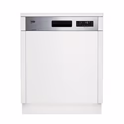 Beko DSN26420X, Semi-intégré, Taille maximum (60 cm), Acier inoxydable, Tactile, LED, 14 couverts