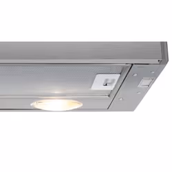 Beko HNT61210X hotte Semi-intégrée (semi-encastrée) Acier inoxydable 280 m³/h D