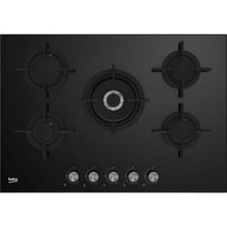 Beko HILW 75222 SL plaque Noir Intégré 75 cm Gaz 5 zone(s)