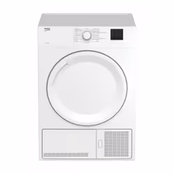 Beko DC 7130 N, Pose libre, Charge avant, Condensation, Blanc, Rotatif, Droite