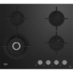 Beko HILW64322S plaque Noir Intégré 60 cm Gaz 4 zone(s)