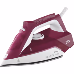 Beko SIM3126R, Fer à vapeur, Semelle en céramique, 120 g/min, Rouge, 35 g/min, 0,24 L