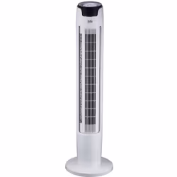 Beko EFW7000WN, Ventilateur vertical domestique, Noir, Argent, Blanc, Sol, 60 dB, 1500 m³/h, 65°
