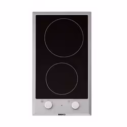 Beko HDCC32200X, Intégré, Plaque avec zone à induction, Vitrocéramique, 2 zone(s), 2 zone(s), Régulier