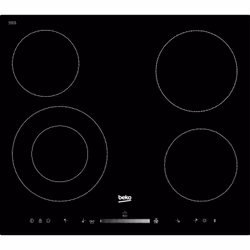 Beko HIC64502T, Noir, Intégré, 60 cm, Céramique, Verre-céramique, 4 zone(s)