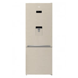 Beko RCNE560E40DBN réfrigérateur-congélateur Pose libre 497 L E Sable