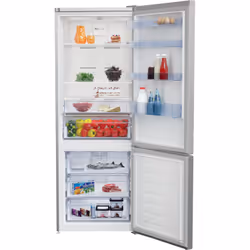 Beko BRCNE50140ZXBN réfrigérateur-congélateur Pose libre 514 L E Gris