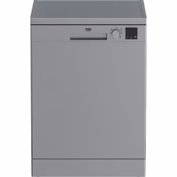 Beko DVN05320S, Pose libre, Taille maximum (60 cm), Argent, Argent, Rotatif, Tactile, LED