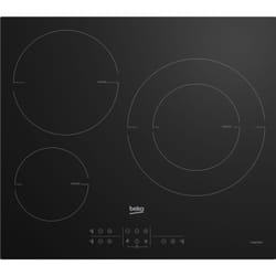 Beko HIIS63206M plaque Noir Intégré 58 cm Plaque avec zone à induction 3 zone(s)