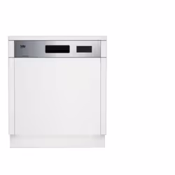 Beko PDSN25311X, Semi-intégré, Taille maximum (60 cm), Blanc, Tactile, LED, Acier inoxydable