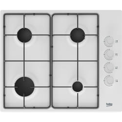 Beko HIGG 64123 SW plaque Blanc Intégré 60 cm Gaz 4 zone(s)