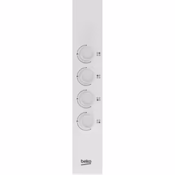 Beko HIGG 64123 SW plaque Blanc Intégré 60 cm Gaz 4 zone(s) - Vue supplémentaire 6