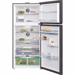 Beko RDNE650E40DZXBRN réfrigérateur-congélateur Pose libre 630 L E Acier inoxydable