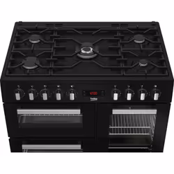 Beko PS235315DB Cuisinière Gaz 6 Brûleurs 3 Fours 90 cm Noir Classe A - Vue supplémentaire 6